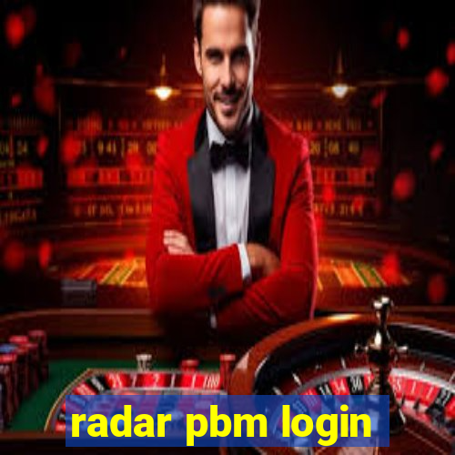 radar pbm login